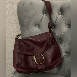 Coach bleecker large flap purse